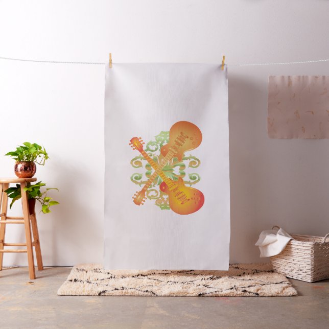 Orange Sunburst Guitars otroliga budget Tyg (In Situ)