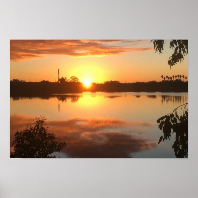 Orange Sunrise Poster (Framsidan)