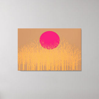 Orange Sunset Canvastryck