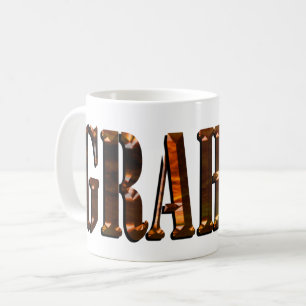 Orange Sunset Graham Namn Kaffemugg