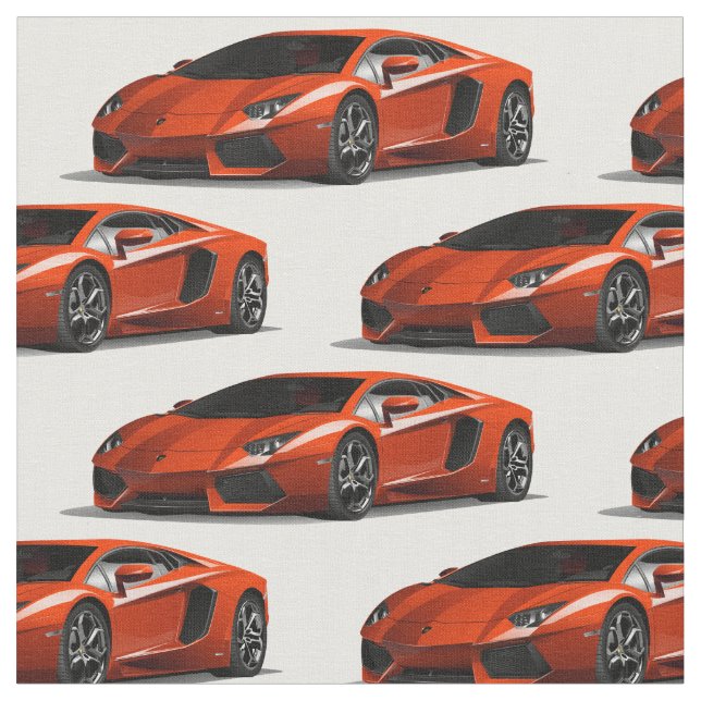 Orange Supercarbiltyg Tyg (Närbild)