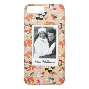 Orange Sushimönster   tillfogar ditt foto