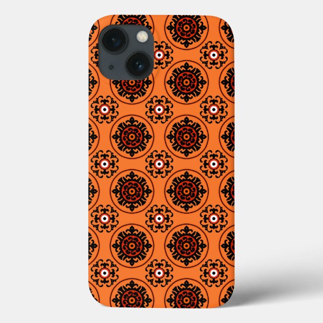 Orange Suzani Mönster (Baksida)
