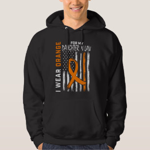 Orange Svärdotter Multipel Skleros Medvetenhet Hoodie