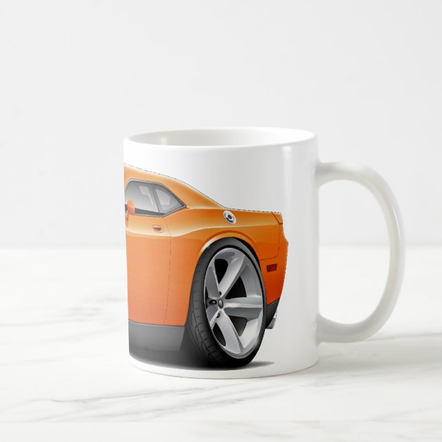 Orange-Svart för utmanare SRT8 bil Kaffemugg (Höger)