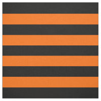 Orange/Svart Rand Fabric