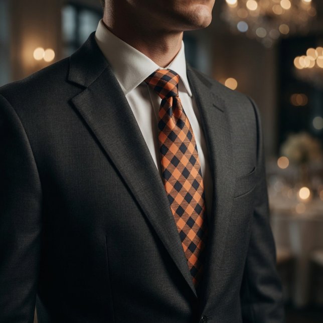 Orange Svart Symmetrisk Slips (Skapare uppladdad)