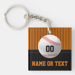 Orange, Svarta, Personliga Baseboll Lagpresenter,