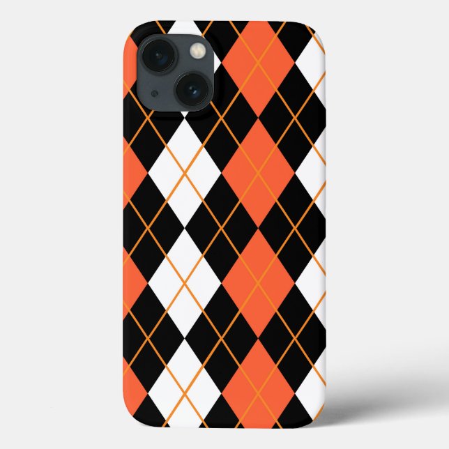 Orange Svartvit argyllendiameter, design (Baksida)