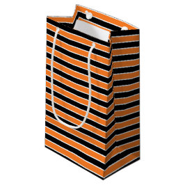 Orange svartvita randar