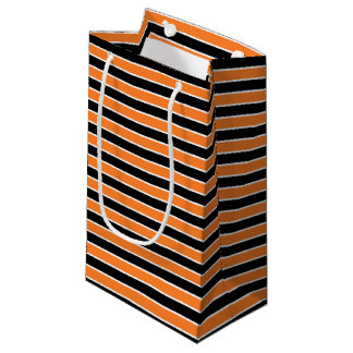 Orange svartvita randar