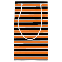 Orange svartvita randar