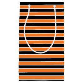 Orange svartvita randar