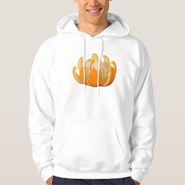 Orange Sweatshirt Med Luva (Framsida)