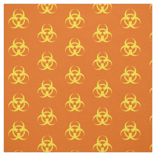 Orange Symbol Fabric Tyg (Provkarta)