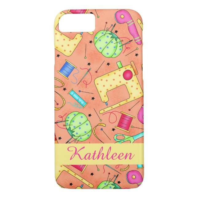 Orange Symboler Art Namn Personlig Case-Mate iPhone Skal (Baksida)