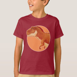 Orange T-Rex T-Shirt