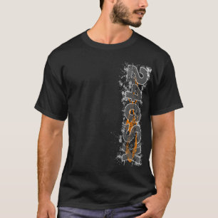 orange T-tröja v2 för 240SX Vert Tee