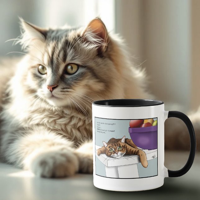 Orange Tabby Cute Trets Mugg (Skapare uppladdad)