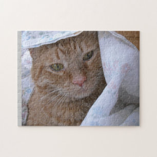 Orange Tabby Cuteness Pussel