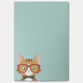 Orange Tabby Hipster Cat Kids Post it® Notes Post-it Block