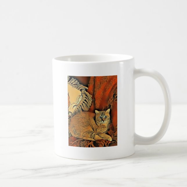 Orange Tabby Kaffemugg (Höger)