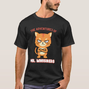 Orange Tabby Katt Äventyr Mr Whiskers Orange T Shirt