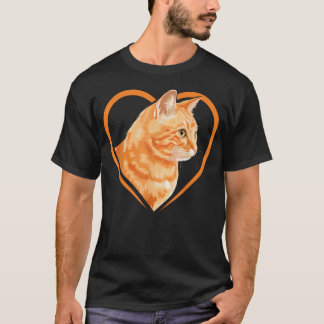 Orange Tabby Katt Orange T Shirt