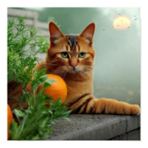 Orange Tabby katt