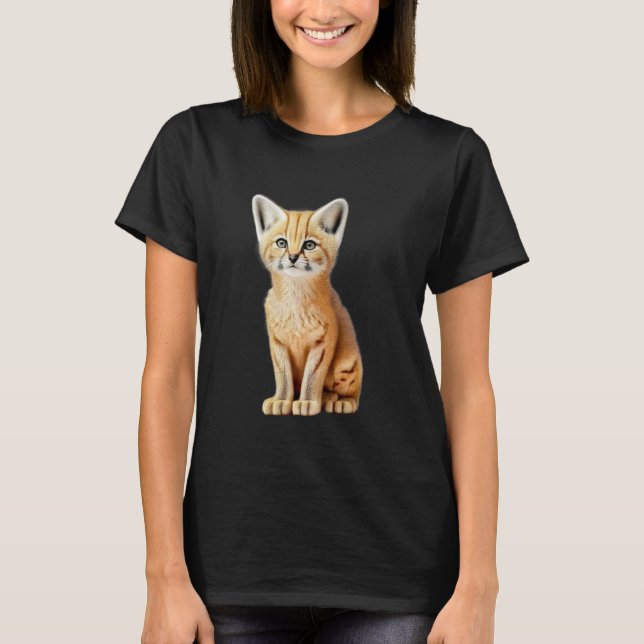 Orange Tabby Katt T Shirt (Framsida)