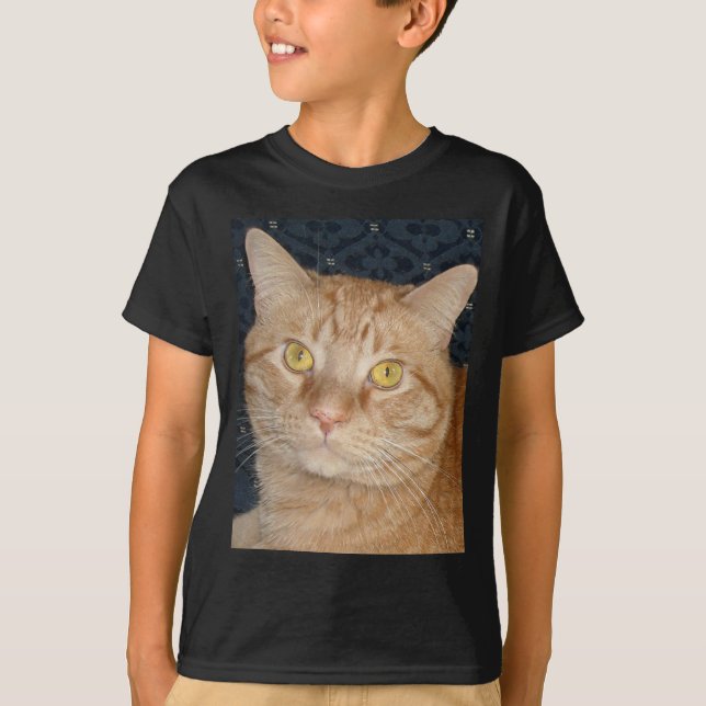 Orange Tabby katt T-shirt (Framsida)