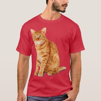 Orange Tabby katt T Shirt