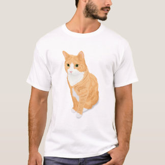 Orange tabby katt t shirt