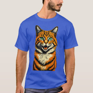 Orange Tabby katt T Shirt