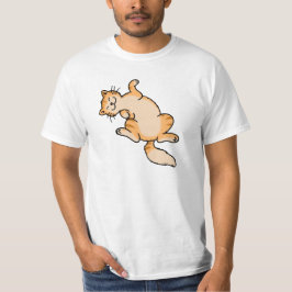 Orange tabby katt tee