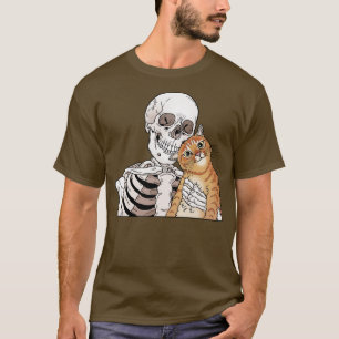 Orange tabby katt vän t shirt
