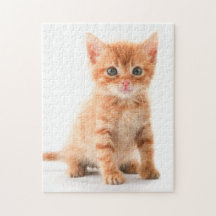 Orange Tabby Kitten Jigszle Puzzle