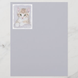 Orange Tabby Kitten Painting - Originalkassett