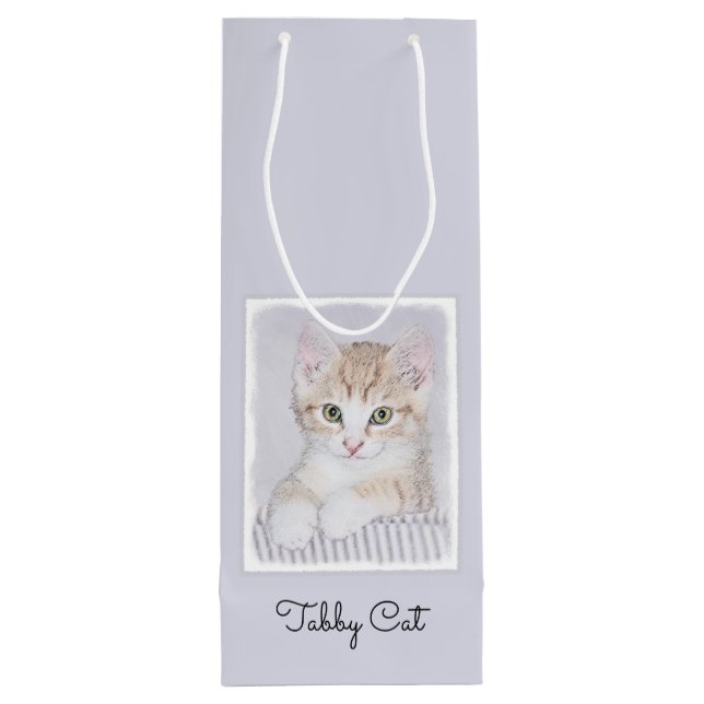 Orange Tabby Kitten Painting - Originalkassett (Baksidan)