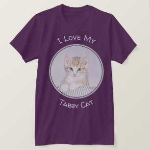 Orange Tabby Kitten Painting - Originalkassett T Shirt