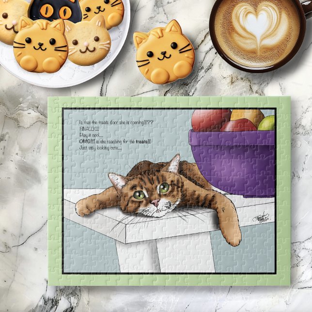 Orange Tabby Söta Godsbitar Pussel (Skapare uppladdad)