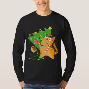 Orange Tabby till julklapp med Zoomies julafton tr T Shirt