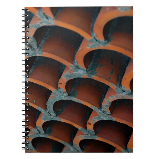 Orange tak anteckningsbok (Framsidan)