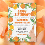 Orange Tangerine Capybara Kids Roligt Cappy Birthd Inbjudningar<br><div class="desc">Fira ditt barns speciella dag med vår pulserande Orange Tangerine Capybara Kids Roligt Cappy Birthday Bjud! Den här fina designen har ett gräns med stora tangeriner, vilket ger en spricka av citrusy charm. En vänskaplig kapybara på sidan tillför en liten fläck till inbjudan, skapar den perfekt för en roligt och...</div>