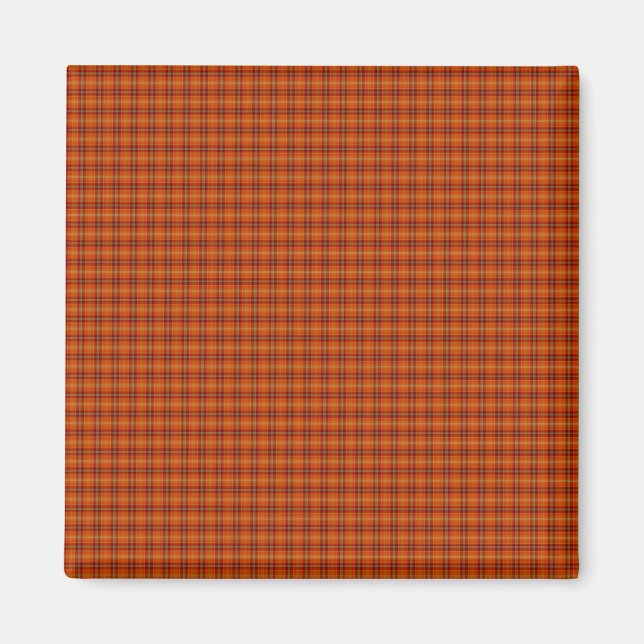 Orange Tartan Magnet (Framsidan)