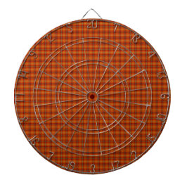 Orange Tartan Metall Cage Dartboard Darttavla