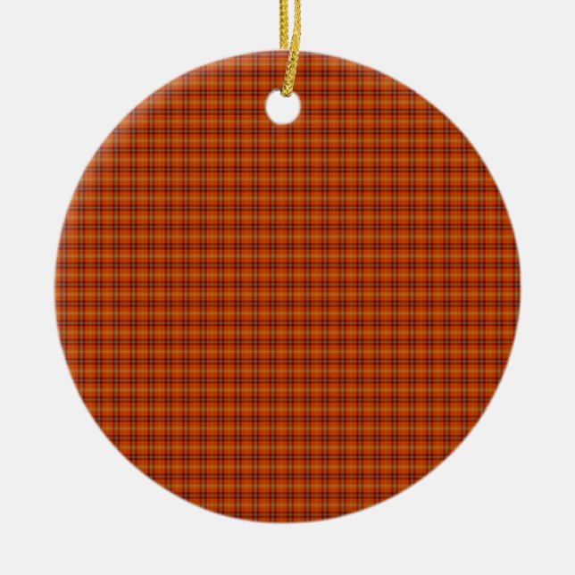 Orange Tartan Ornament (Framsidan)