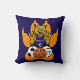 Orange Tassar Wildcat Kärlek Sports Kudde