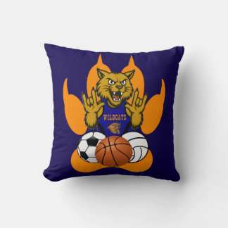 Orange Tassar Wildcat Kärlek Sports Kudde