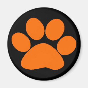 Orange tasstryckmagnet magnet